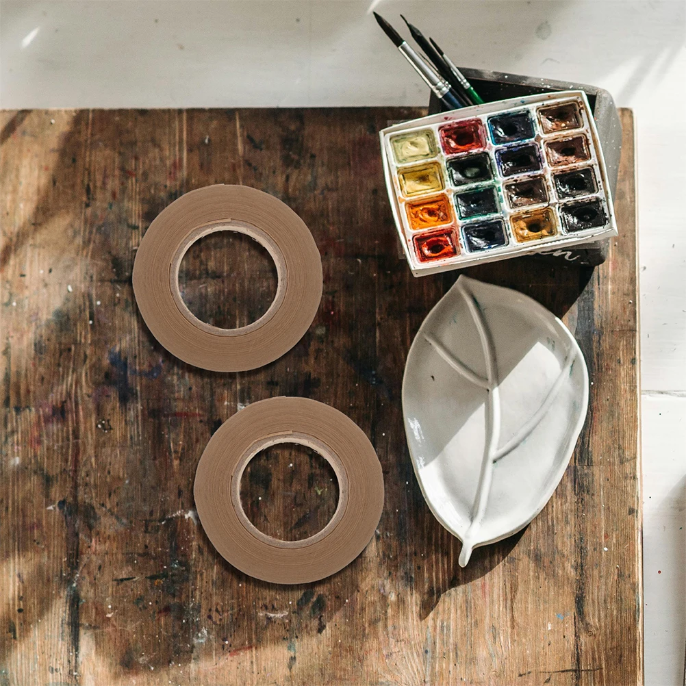 

3 Rolls Water Tape Watercolor Painting Tape Artwork Mounting Frame Taping Sealing Accessory Picture Framing Supplies