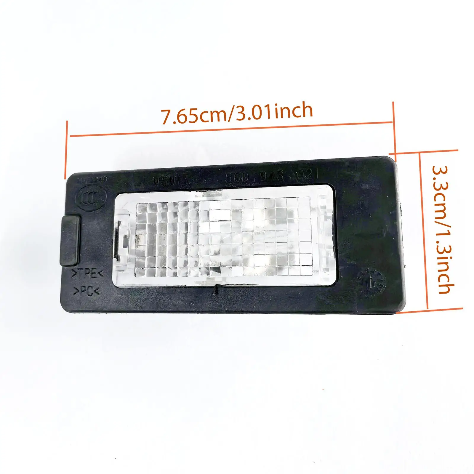 1 par de luz traseira da placa de licença 56D943021 iluminação para VW Passat Tiguan