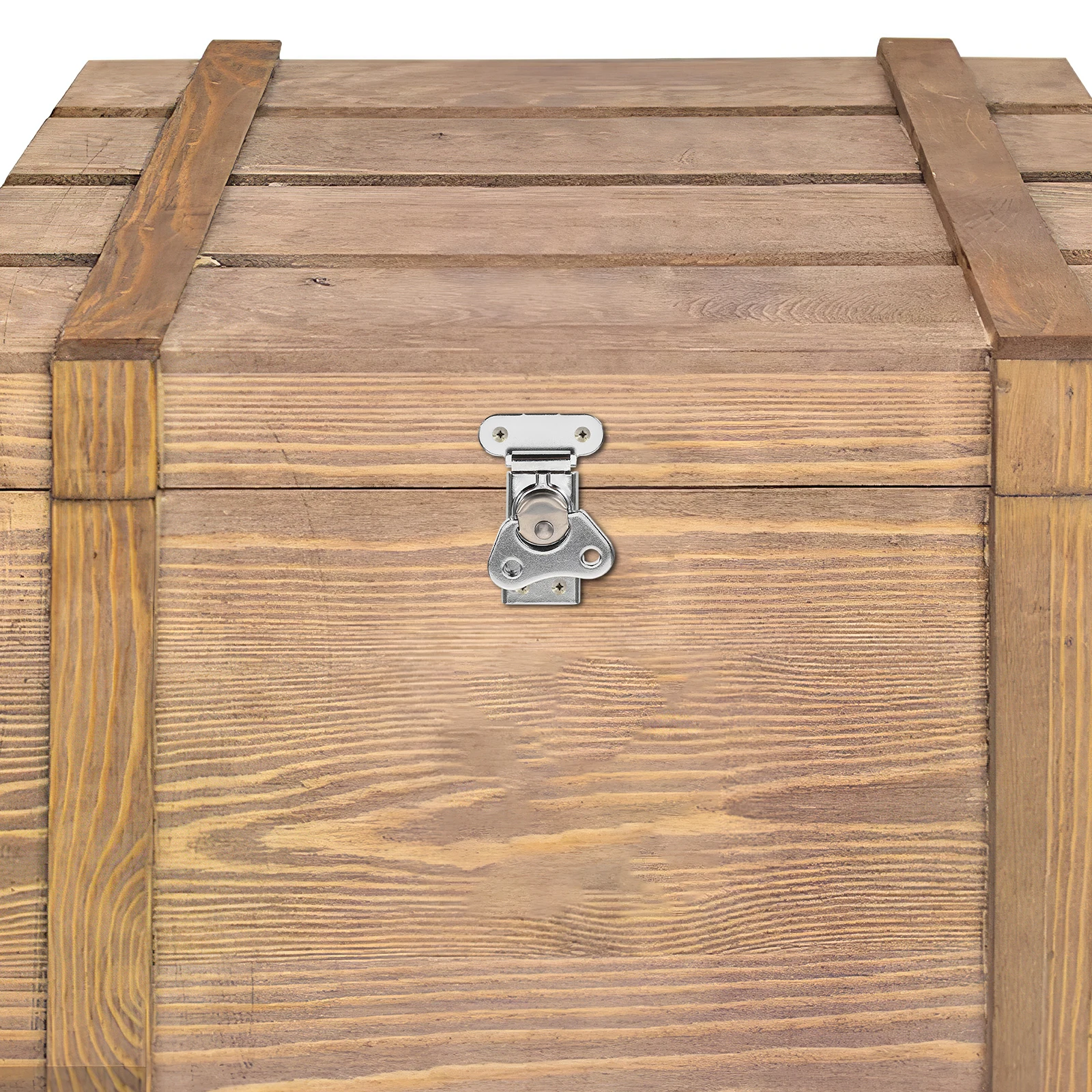 

Stainless Steel Buckle Butterfly Latches Heavy Duty Spring Toggle Clamps For Wooden Boxes Flight Cases Chests Hardware