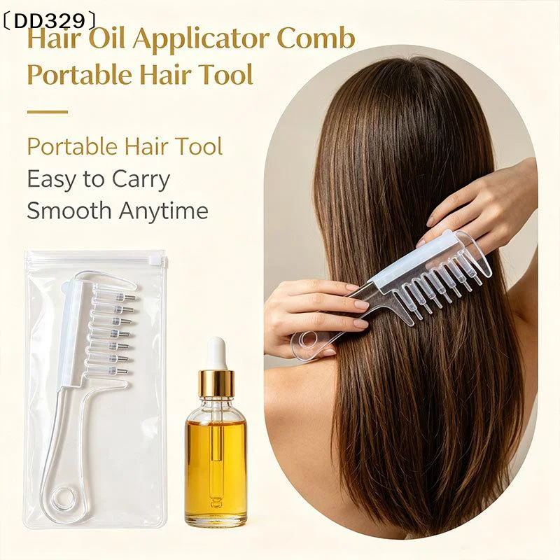 Scalp Liquid Guide Comb Portable Head Applicator Massager Roller Ball Brush For Hair Growth Essential Oil Medicine Liquid〔DD329〕