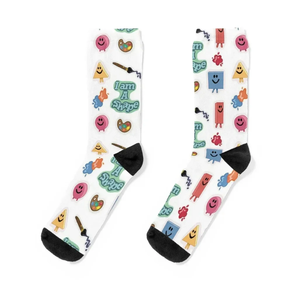 

I am a shape! Mr maker Socks hiphop hockey Lots valentine gift ideas Socks Woman Men's