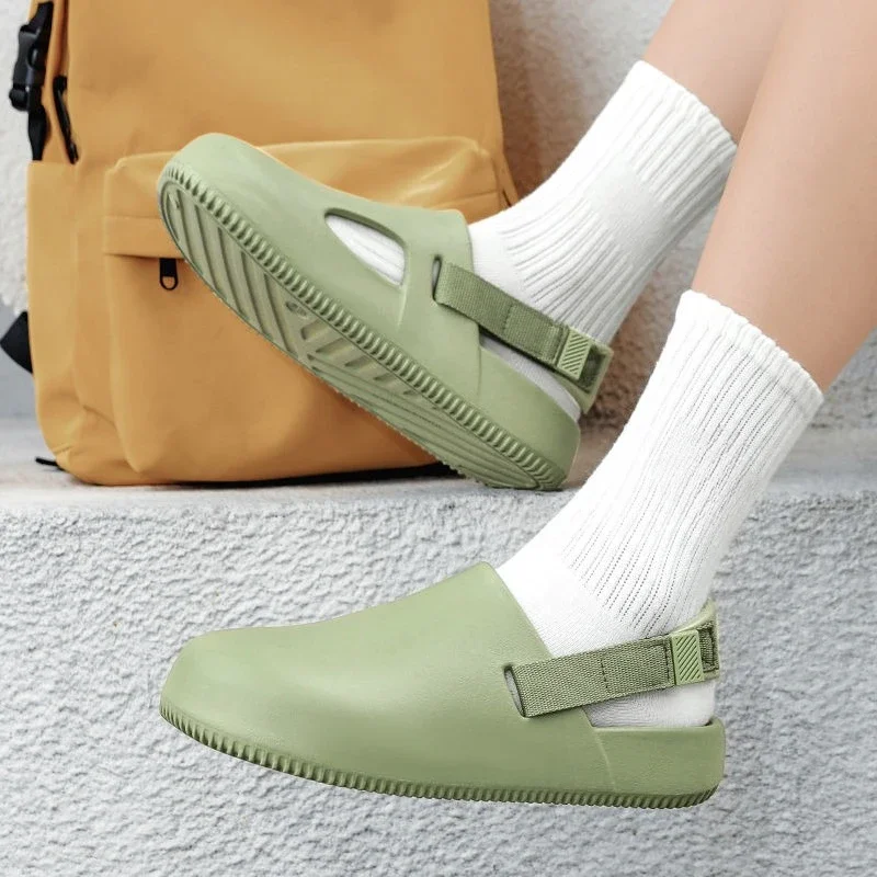 

With Platform Men's Sandal Height Casual Soft New Design 2025 Fashion 39 Expensives Arrival Luxury Designer Color H Male Shoe