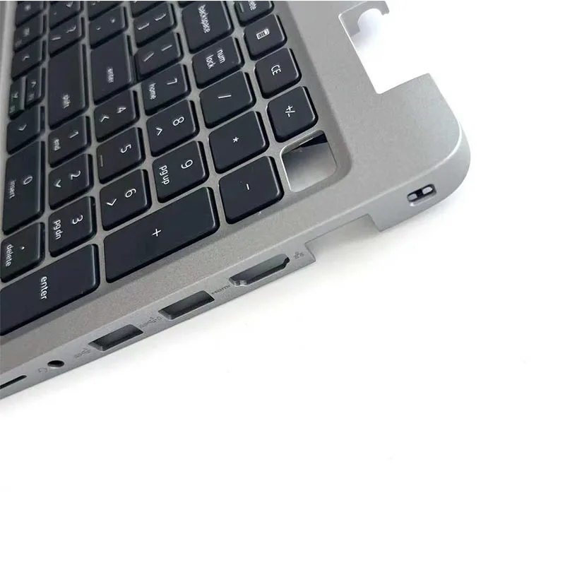 New Palmrest Upper Case Backlit For Dell Latitude 5540 Precision 3580 0N1Y6M N1Y6M Silver Color