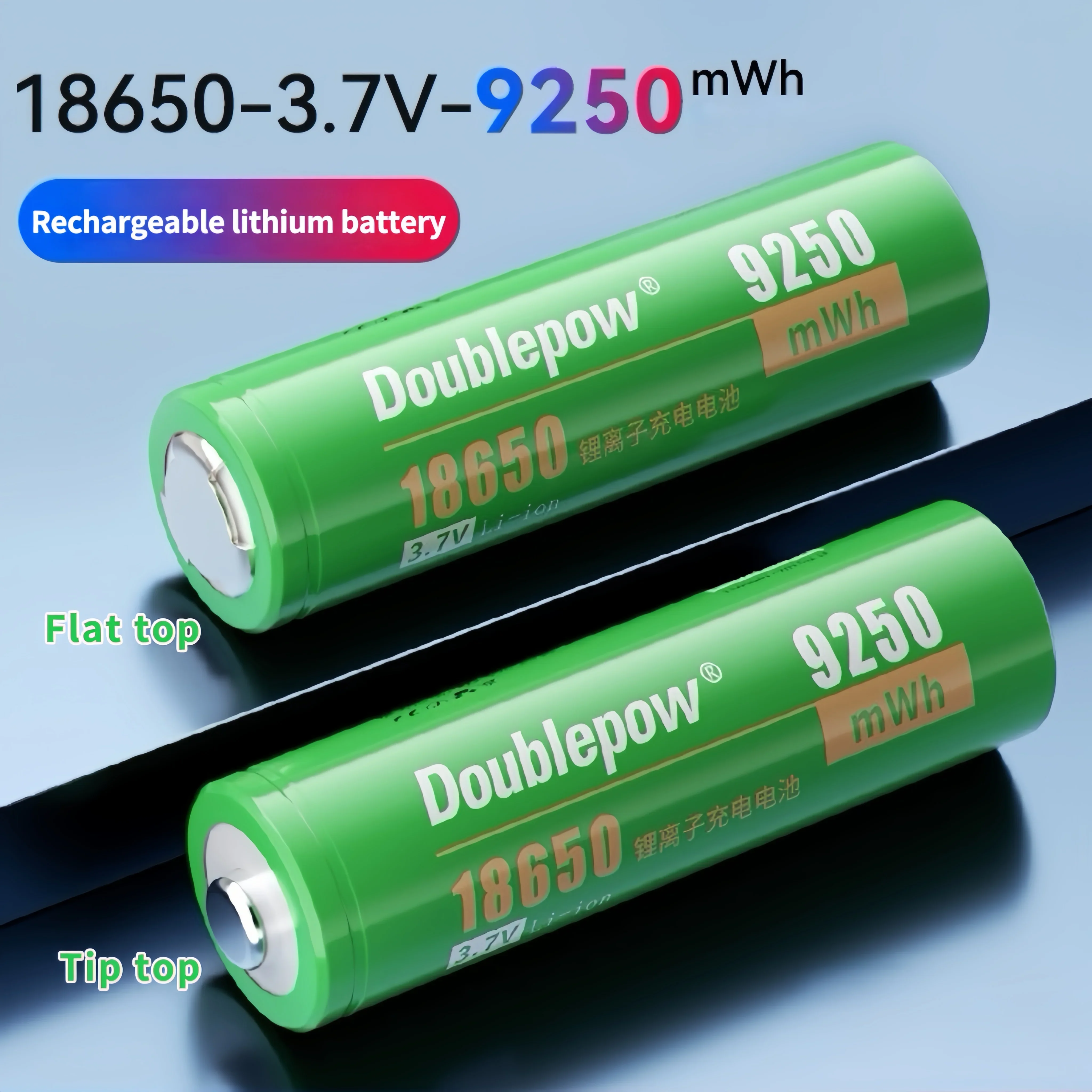 18650 rechargeable battery 3.7V 9250mWh 18650 lithium battery for Beauty instrument Toy Flashlight  Electric mosquito swatter