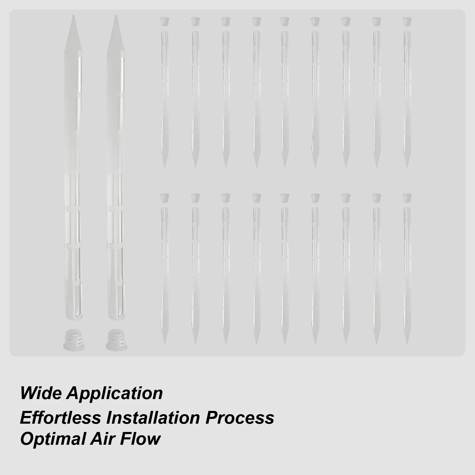 

Plant Aeration For Pots 20-Piece Ventilation Stake For Plant Root 9.8 Inches Prevent Overwatering Ventilation Sticks For