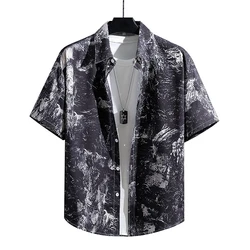 Men's and women's beach shirts, Hawaiian style top, travel and vacation party essential top, men's casual shirt