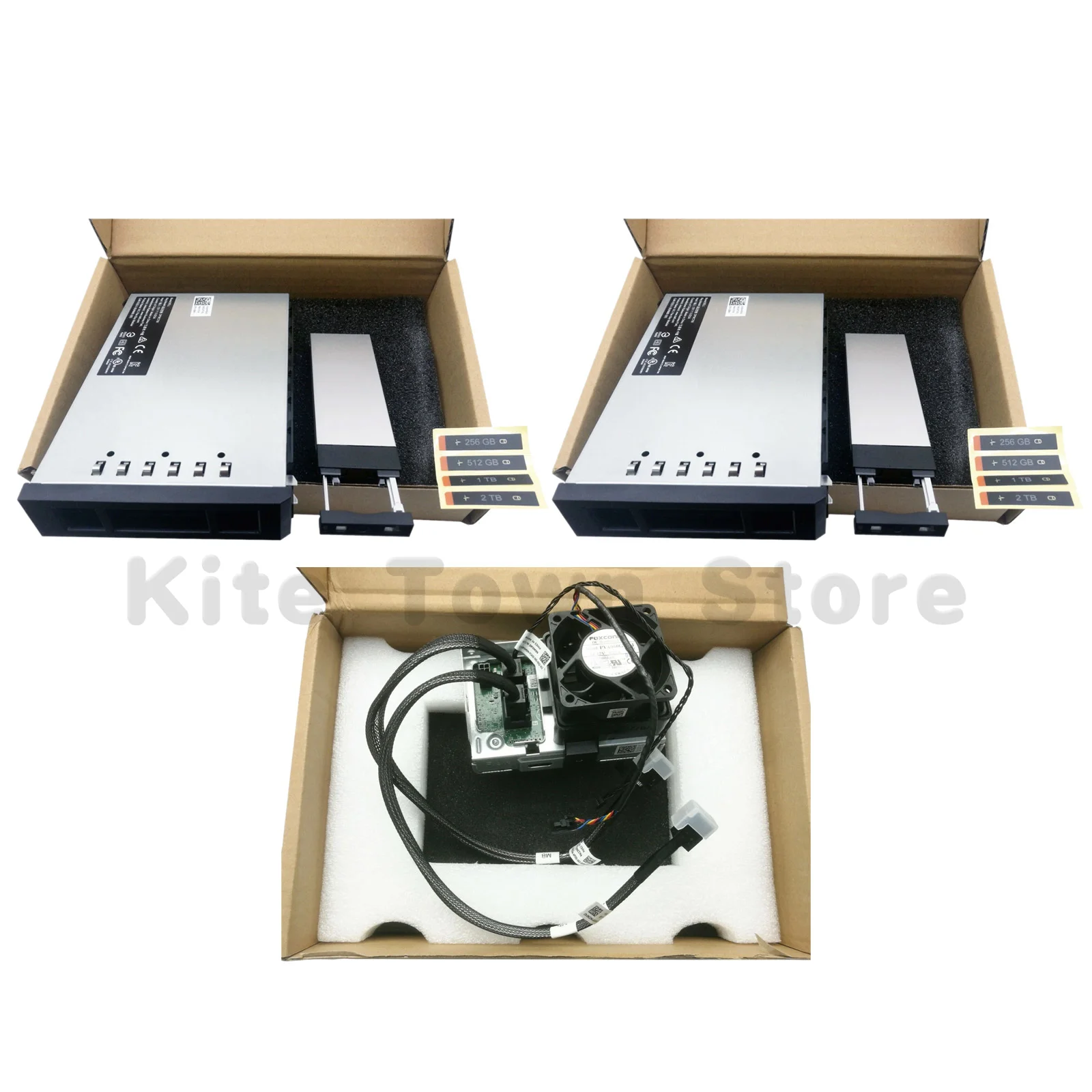 وحدة خليج مرنة جديدة 2x M.2 SAS ومجموعة لوحة الكترونية معززة U.2 متوافقة مع Dell Precision T7920 7920 66XHV 76W3N #1