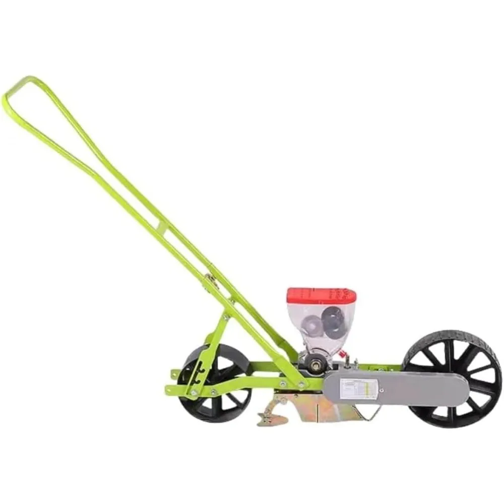 Manual Push Seed Planter with Adjustable Multi Row Spacing Hand Push Precision Seeder for Vegetables Rust Resistant