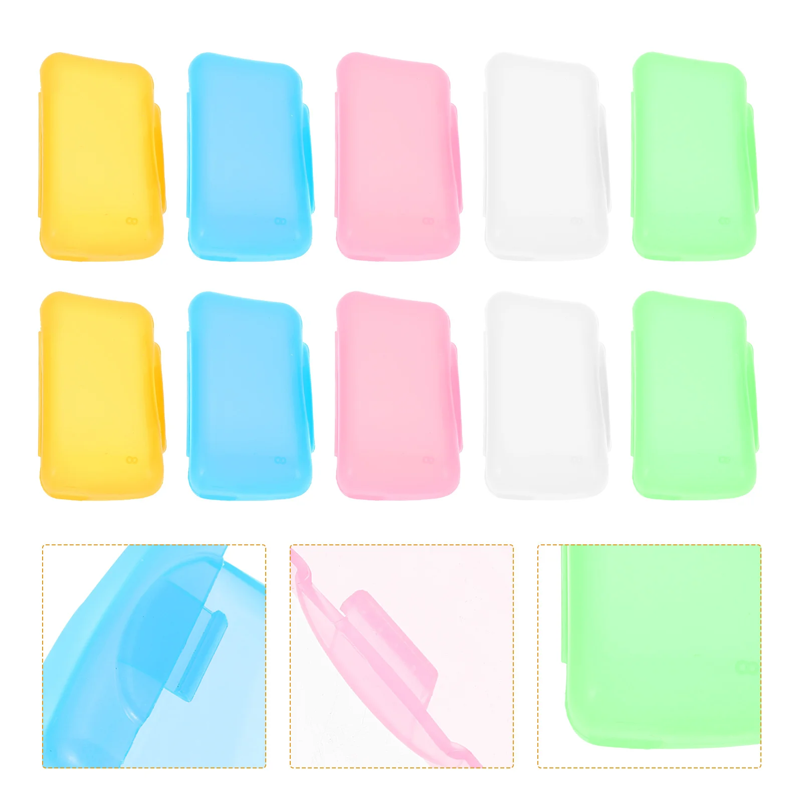 100 pezzi Copri spazzolino Cappucci protettivi Copri testina spazzolino da viaggio portatile antipolvere universale per campeggio Escursionismo Affari