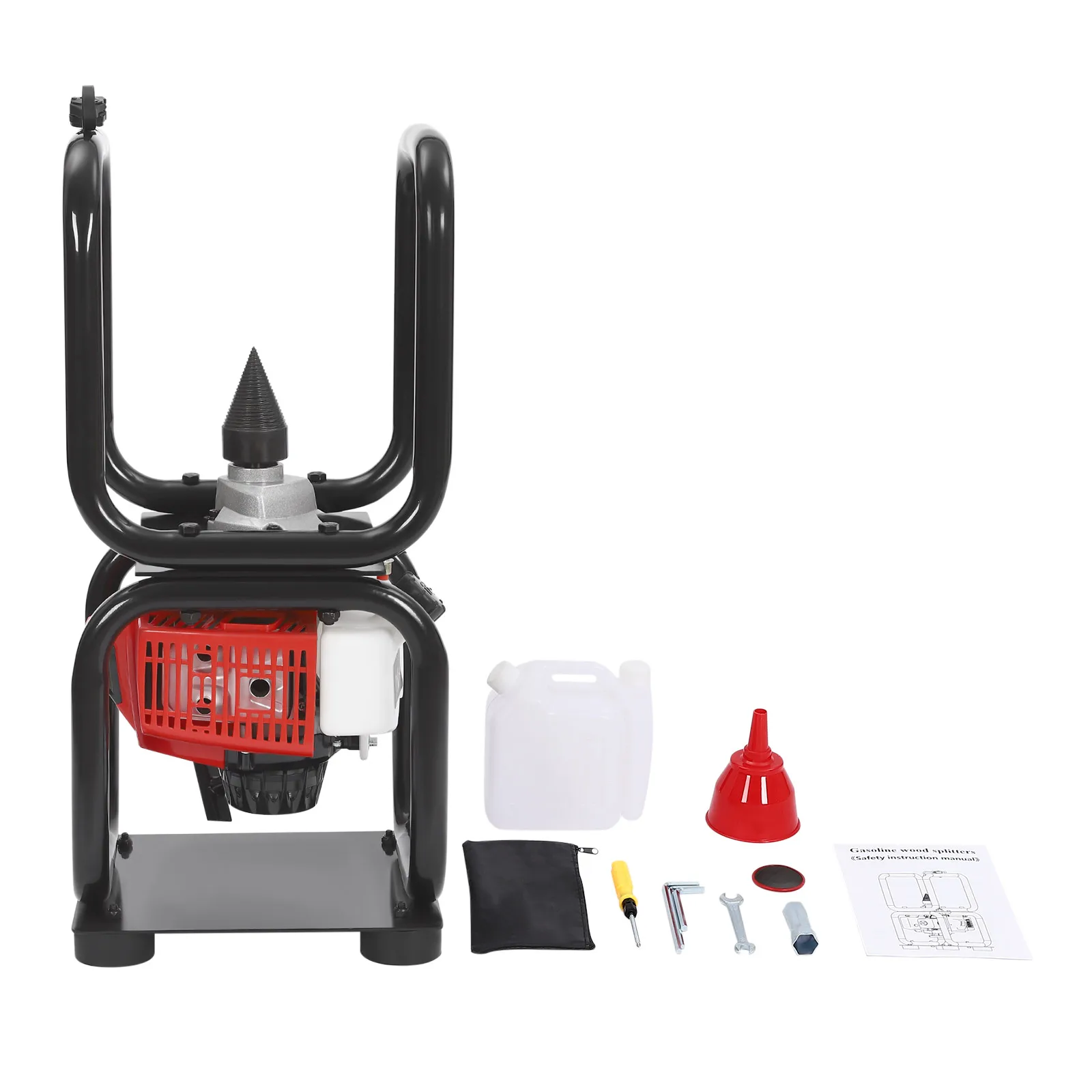 3.4HP 64CC تعمل بالغاز لاغ الفاصل 2-السكتة الدماغية تبريد الهواء مخروط الفاصل دليل بدء الحطب الخائن