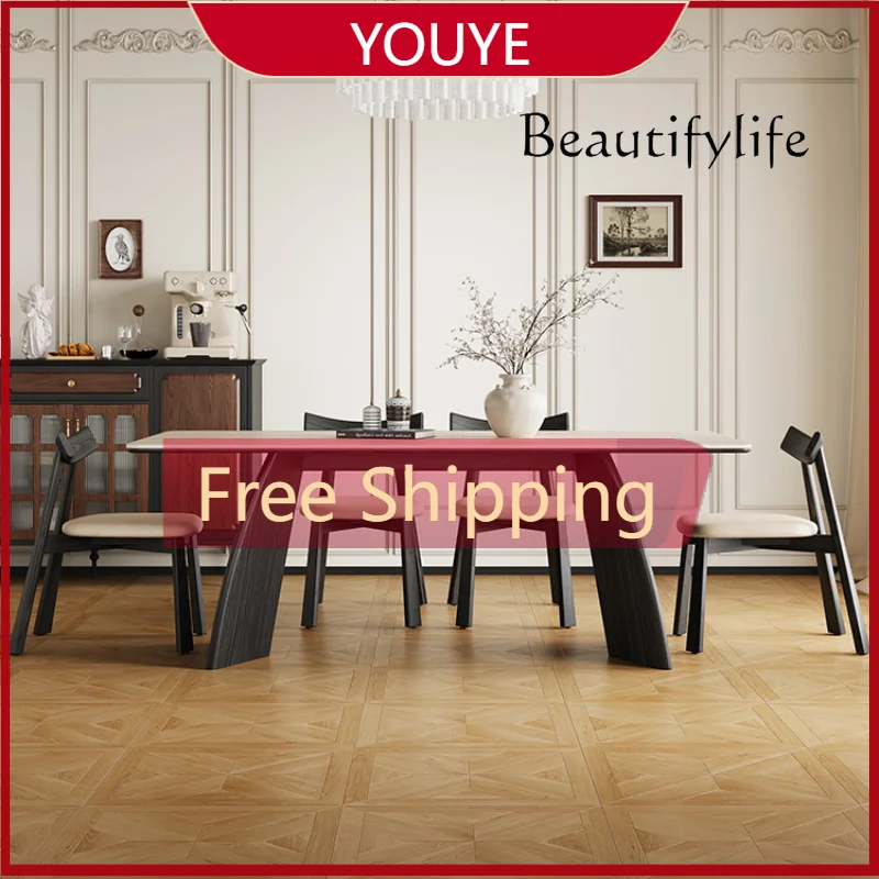 V X Nordic Lounge Dining Table Soild Wood Poker Aesthetics Quality Restaurant Table Coffee Special Juegos De Comedor Home Furnit