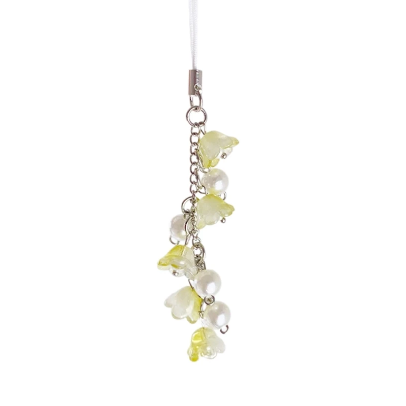 Phone Strap Flower Phone Chain Sweet Lilys of the Valley Phone Charm Backpack Accessories Suitable for Any Occasion