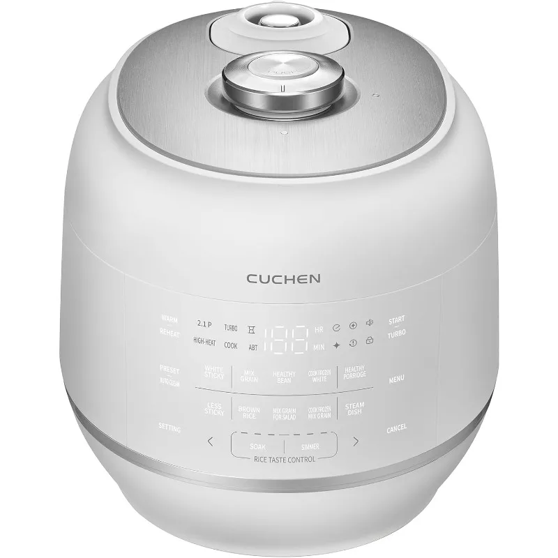 [CUCHEN] CRT-RPK0670WUS 2.1 Ultra High-Pressure Induction Heating Rice Cooker 6 Cup (Uncooked) Full Stainless Power Lock System