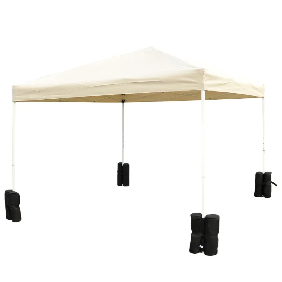 

33lbs Canopy Weights Bags for Stability Sandbag Anchor for Gazebo Pop Up Tent Set of 4 Black