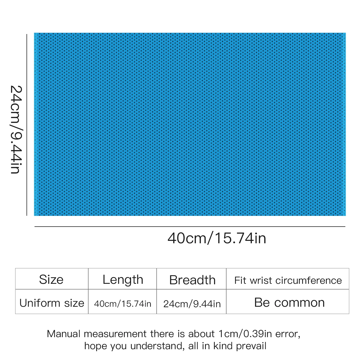 Instant Cooling Wrist Towel Lightweight Breathable Soft Ice Sweat Band Quick Dry Cooling Towel for Sports Running Gym Yoga Outdo