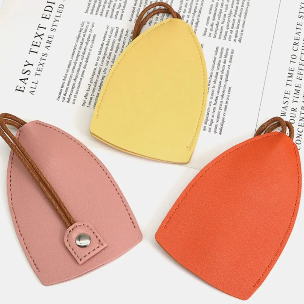 PU Leather Pull Out Keychain Pouch Waterproof Key Bag PU Key Wallets Solid Color Key Organizer Housekeepers Key Holder Women