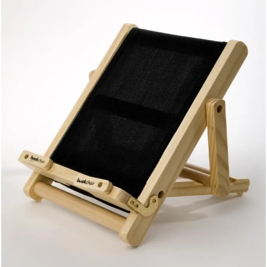 

Подставка для книг Thinking Gifts Bookchair Deluxe, средняя, черная, 1 шт., BCD2D