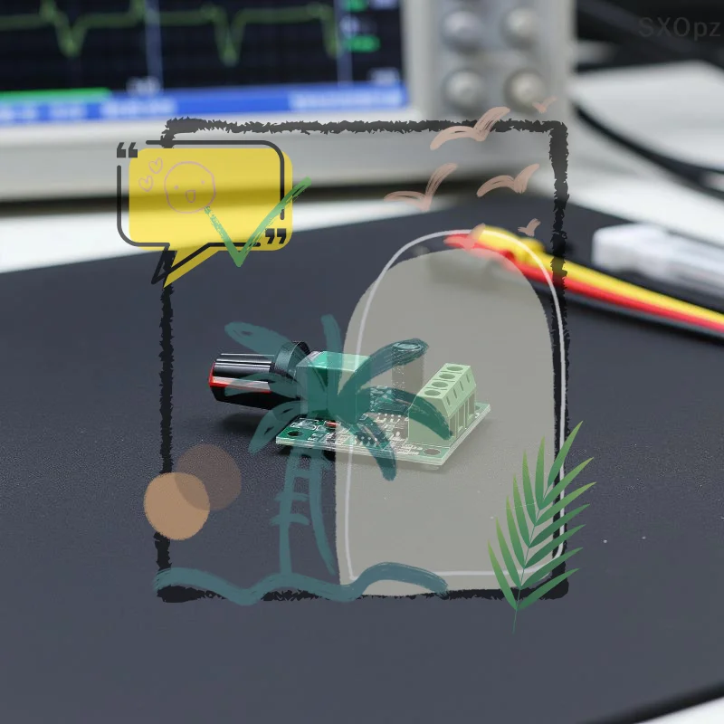 Diy Electronics Motor - PWM DC Motor Snelheidsregelaar met Verstelbare