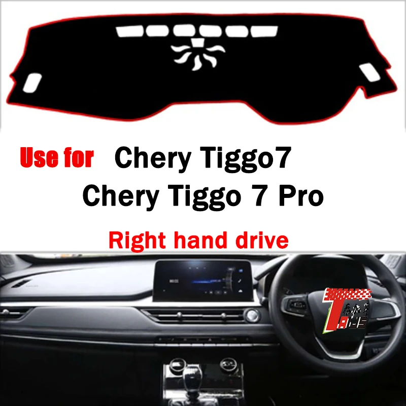 TAIJS factory high quality Flannel  dashboard anti-dirty leather cover for Chery Tiggo7 Chery Tiggo7 pro  Right-hand drive