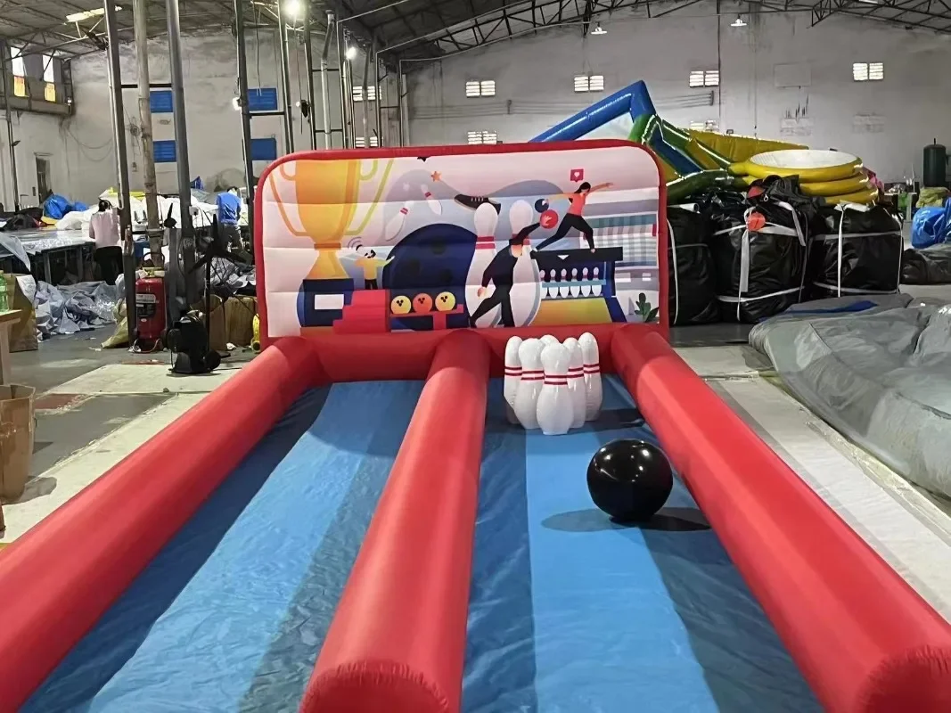 The best-selling two lane inflatable bowling alley game with the best quality