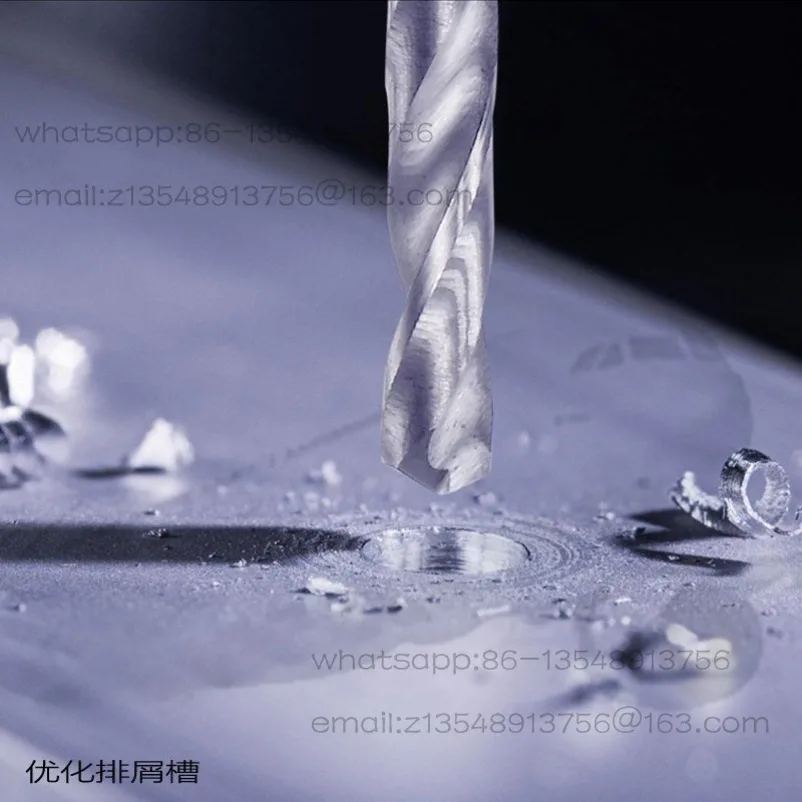 Aircraft Titanium Superalloy Structure Hole Making Aerospace Straight Shank Drill Bit Coating Single