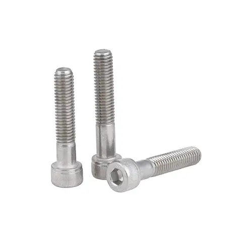 2-10PCS 하프 스레드 알렌 캡 헤드 볼트 육각 육각형 소켓 나사 DIN912 304 스테인레스 스틸 기계 나사 M4 M5 M6 M8 M10 M12