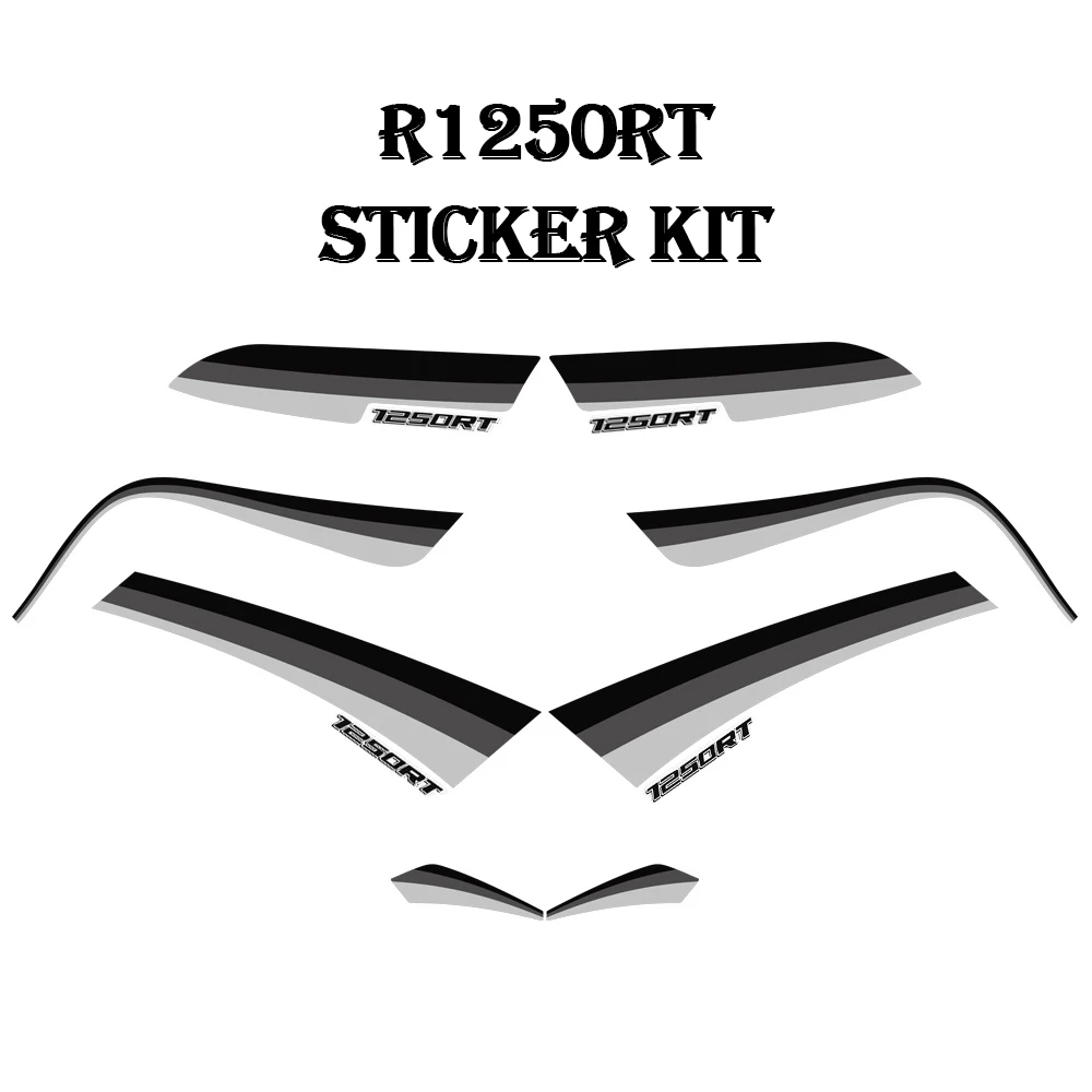 Stickers R 1250 RT For BMW R1250RT R1250 Side Luggage Cases Trunk Knee TankPad Tank pad Protector Fairing Emblem Badge Logo