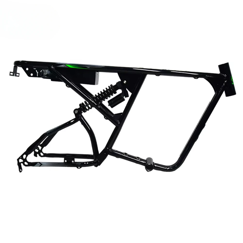 

High Quality Mid Suspension Ebike Bike Frame 190mm Dropout E-Bike Bicycle Super-73 Rx Frame With Seat And Suspension