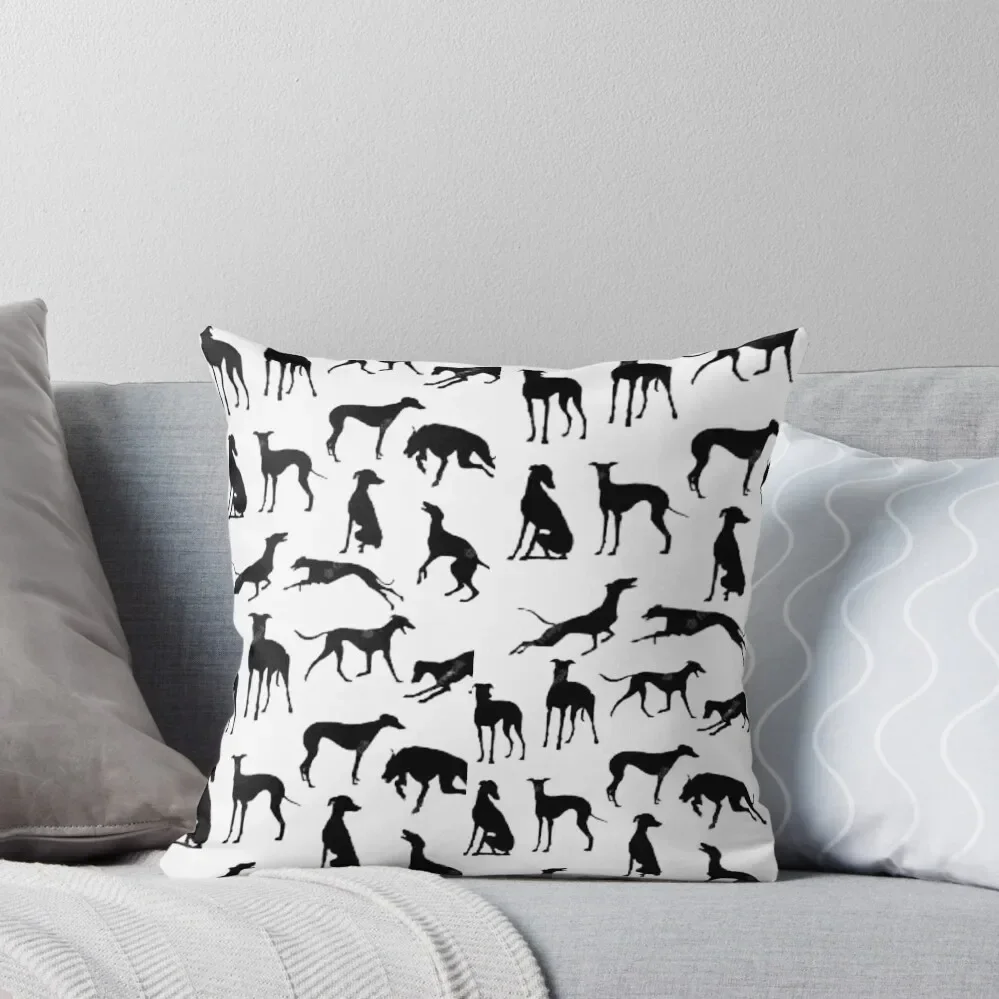 

Beautiful Greyhound semaphore with hand drawn Throw Pillow pillow pillowcase bed pillows christmas pillowcases pillow