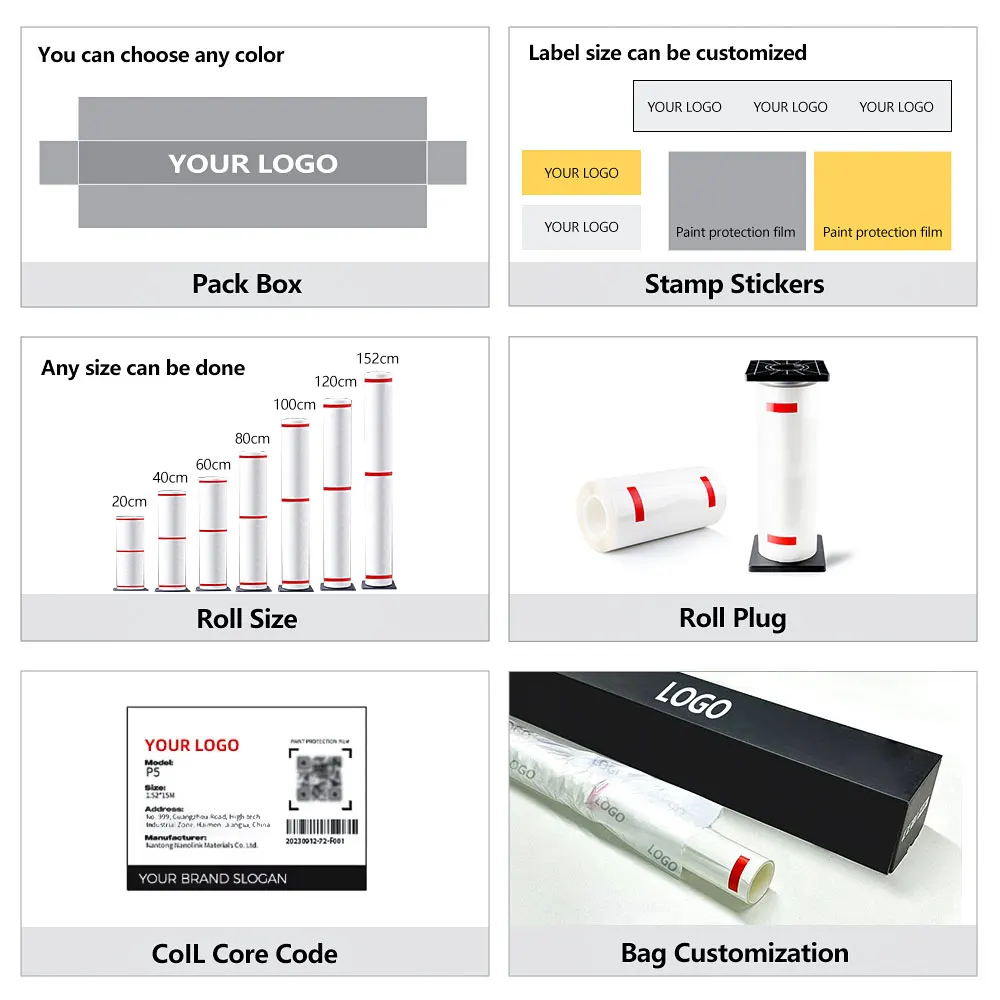 Beliebte Farbe PPF Car Wrapping Film Ganzkörper TPU Schutzhülle Vinyl Wrap Fabrik Großhandel Heißer Verkauf Auto Filme