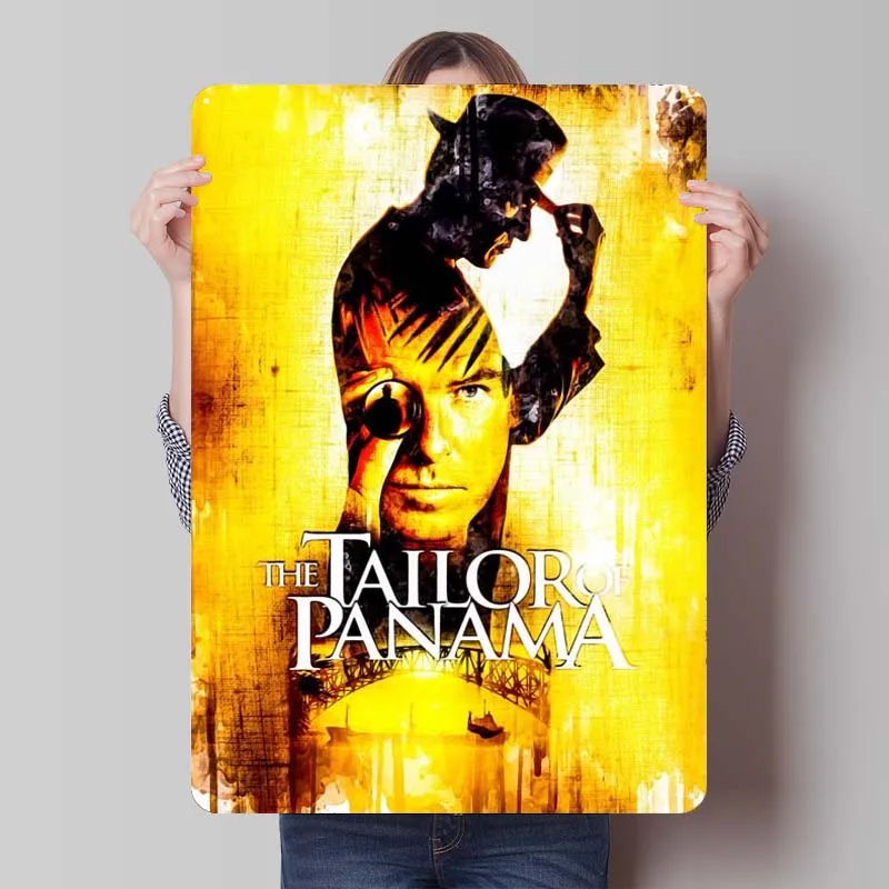 The Tailor Of Panama Vintage Metal Sign Classic Movie Poster Wall Decor Living Room Decor Aesthetics Coffee Bar Door Decoration