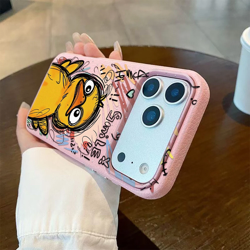 Matte Funny Yellow Duck Graffi - Phone Cases Yellow 评论和价格