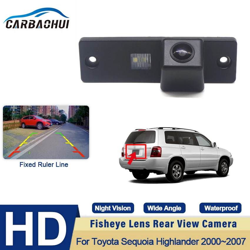 

Vehicle Rear View Camera HD CCD High quality RCA For Toyota Sequoia 2000~2007 Highlander 2000~2007 Car Reversing Monitor
