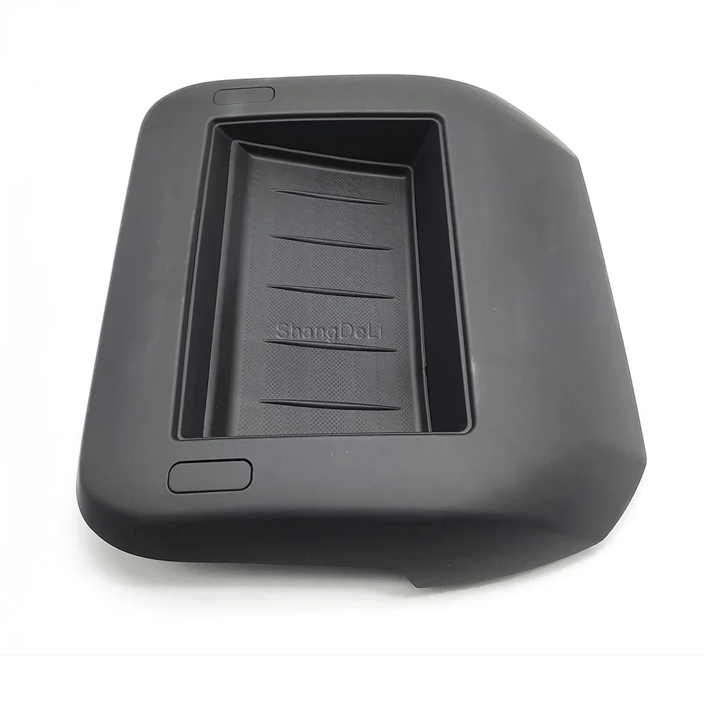 Car Dashboard Central Control Storage Box Cover Black Middle Navigation Frame for Peugeot 3008 Accessories