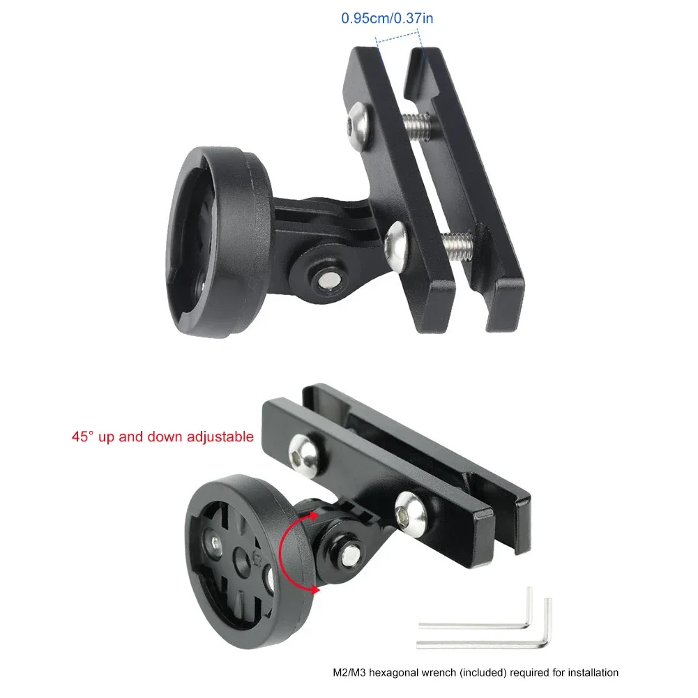 Bike Taillight Seatpost Bracket Adjustable Angle Cycling Action Camera Mount Bicycle Saddle Lamp Mount for Garmin Varia Radar view 4