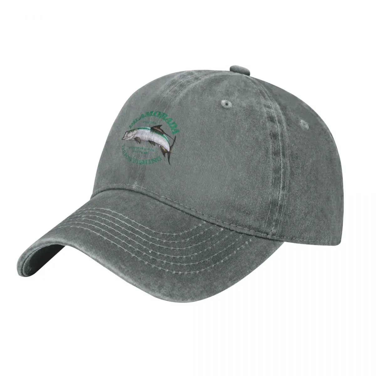 Islamorada Tarpon Fishing Baseball Cap Hat Man Luxury Beach Outing custom Hat Ladies Men's