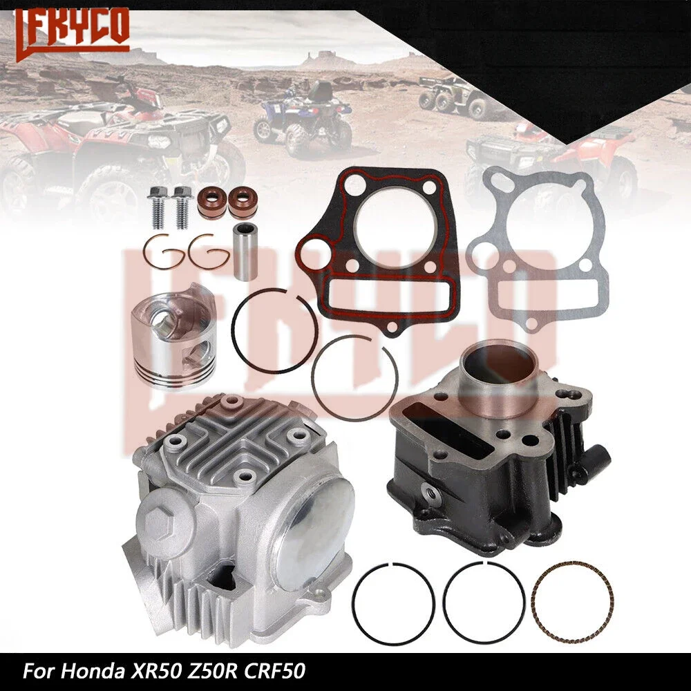 

39mm Motorcycle Cylinder Head Gasket Kit Motor for Honda Z50 C50 Z50R JH50 XR50 CRF50 50CC Piston Rings Tool Moto Engine Parts