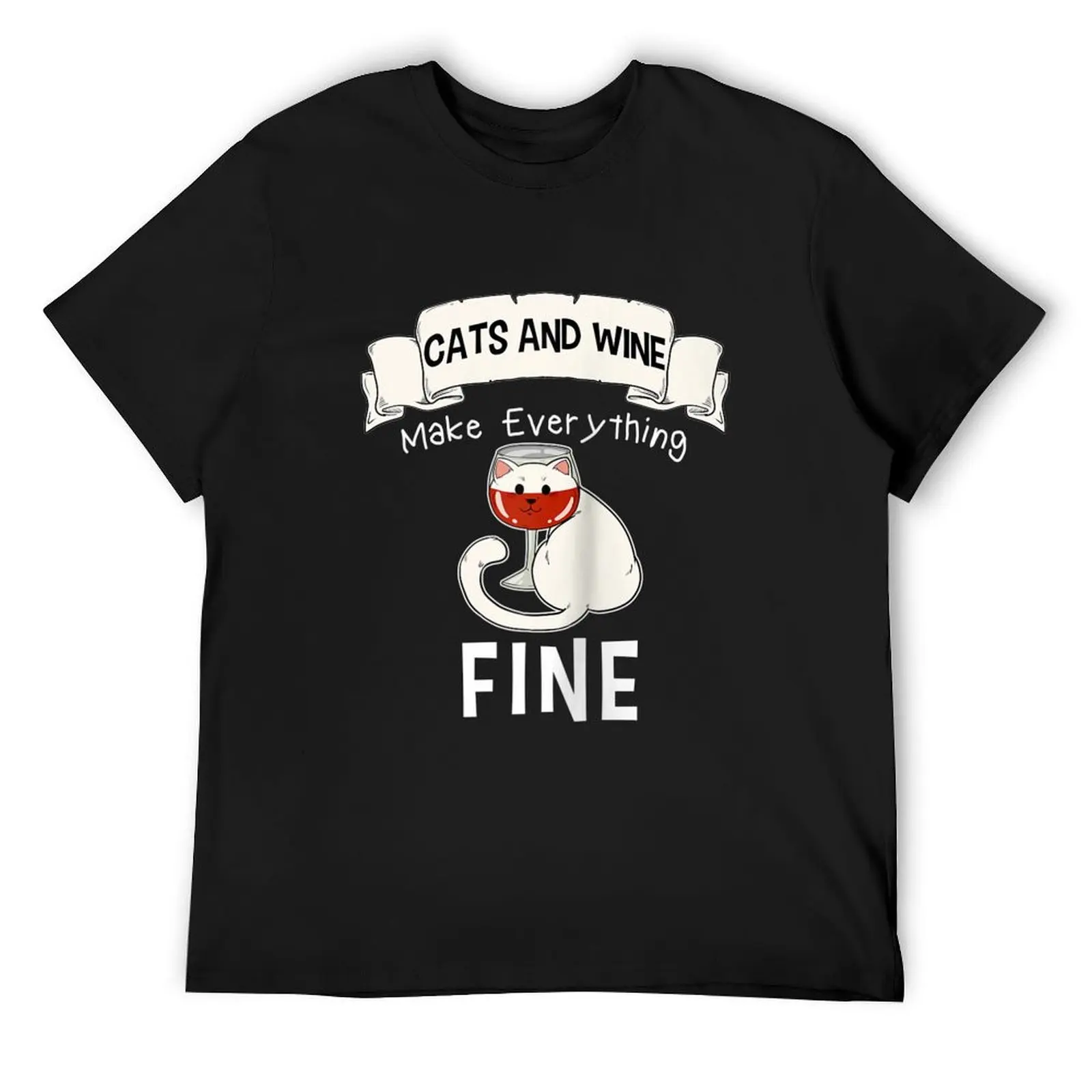 

Funny Cats Wine Red Wine Merlot Kitten Vino Cat Raglan Baseball T-Shirt
