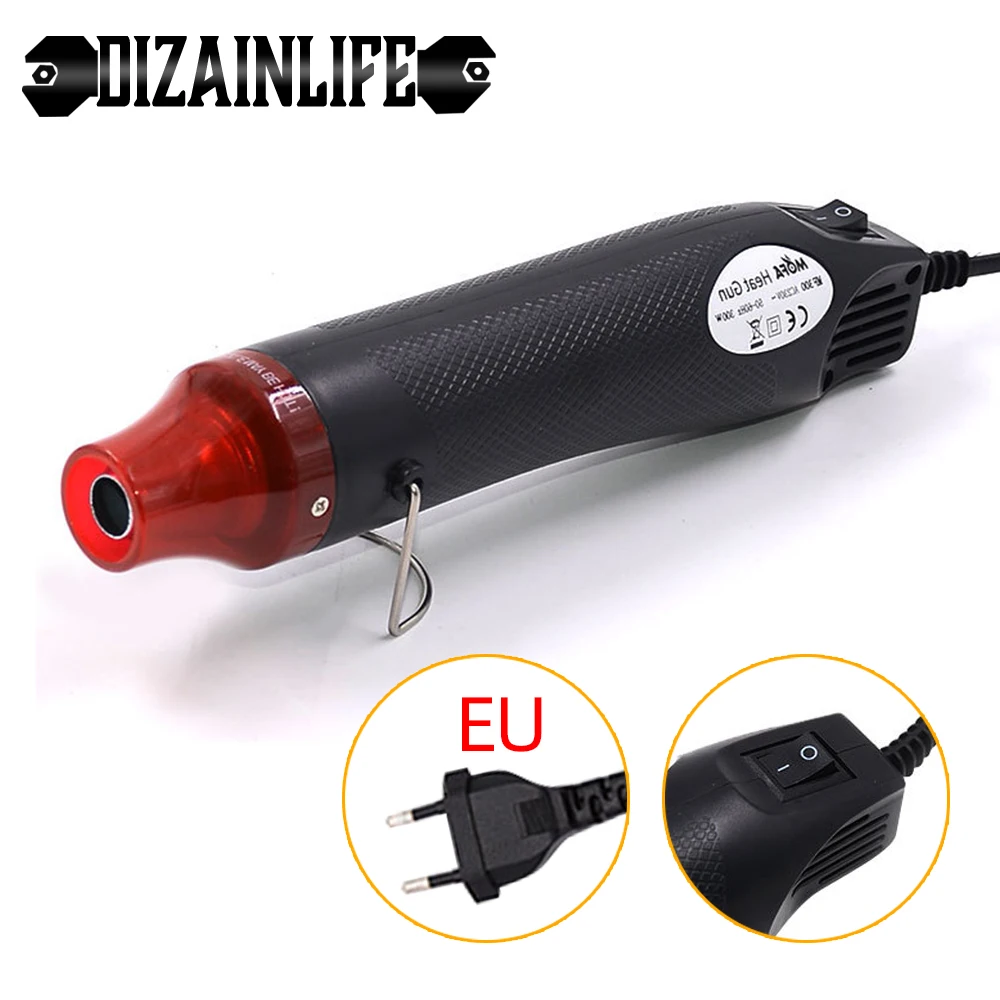 Hot Air Gun 220V Soldering Temperature Blower Gun DIY Crafts Electric Power Hot Dryer Mini Heat Gun For Shrink Tubing Car Wrap