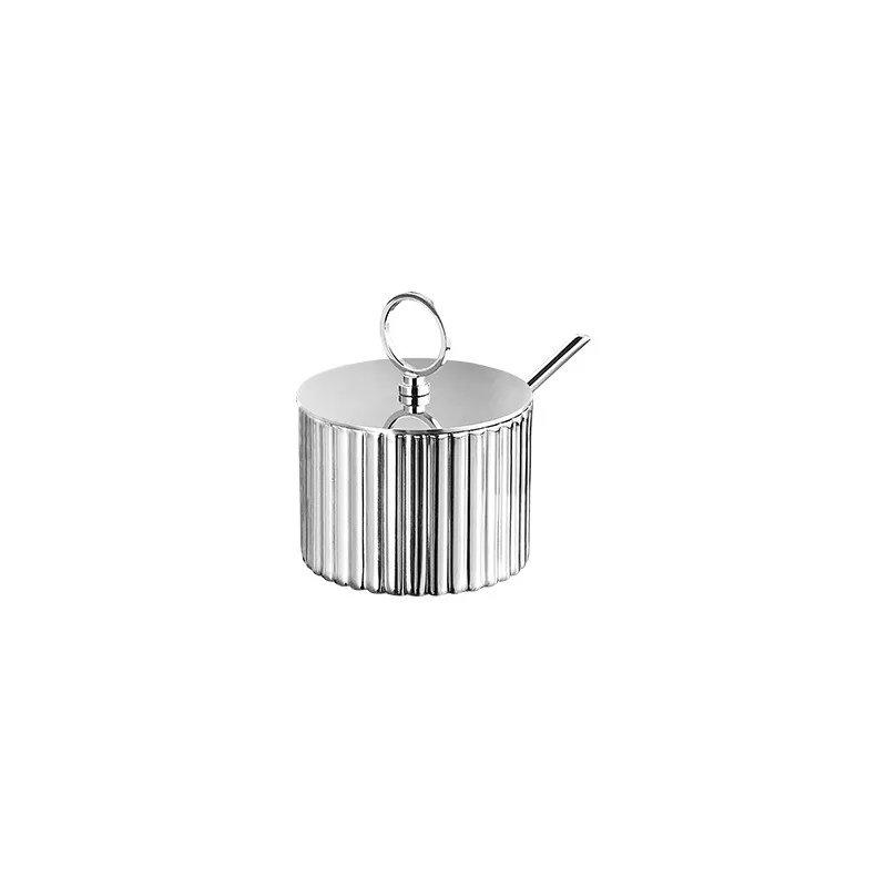 Luxury seasoning box Stainless steel kitchen storage box Jar seasoning bottle
