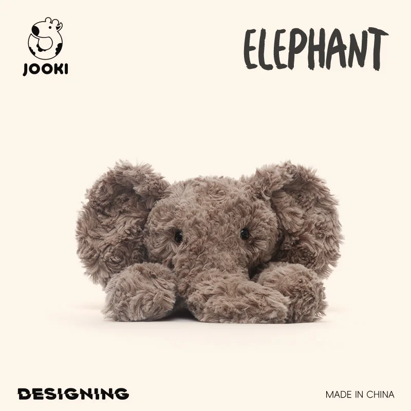 35 سنتيمتر لطيف الفيل ألعاب من نسيج مخملي لينة النوم القماش دمية مضحك الطفل النوم رفيق غرفة الديكور الفتيات هدايا عيد ميلاد الطفل