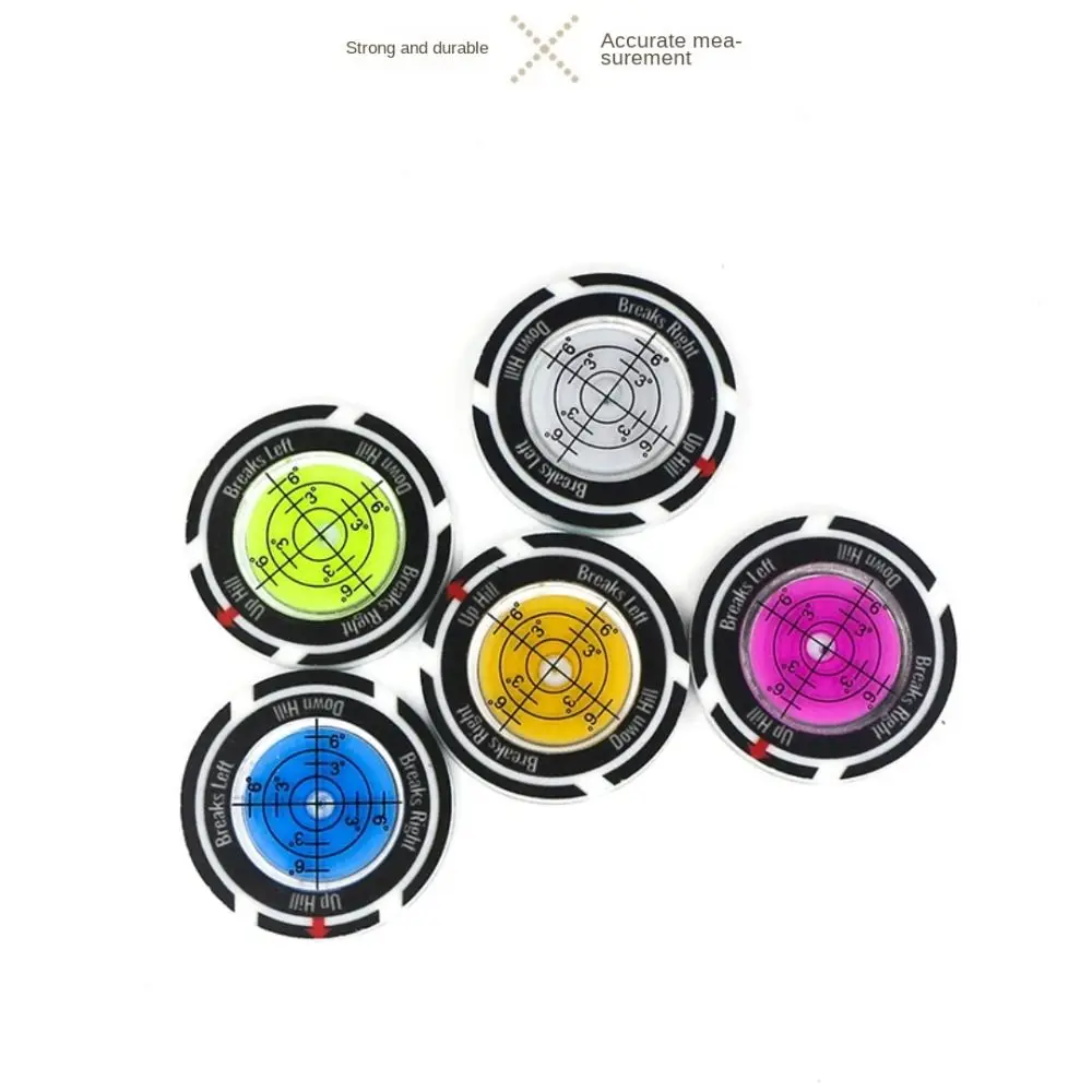 High Precision Golf Tools Leveler Clear&Transparent Training Tool Golf Slope Meter Versatile Design Ball Marker