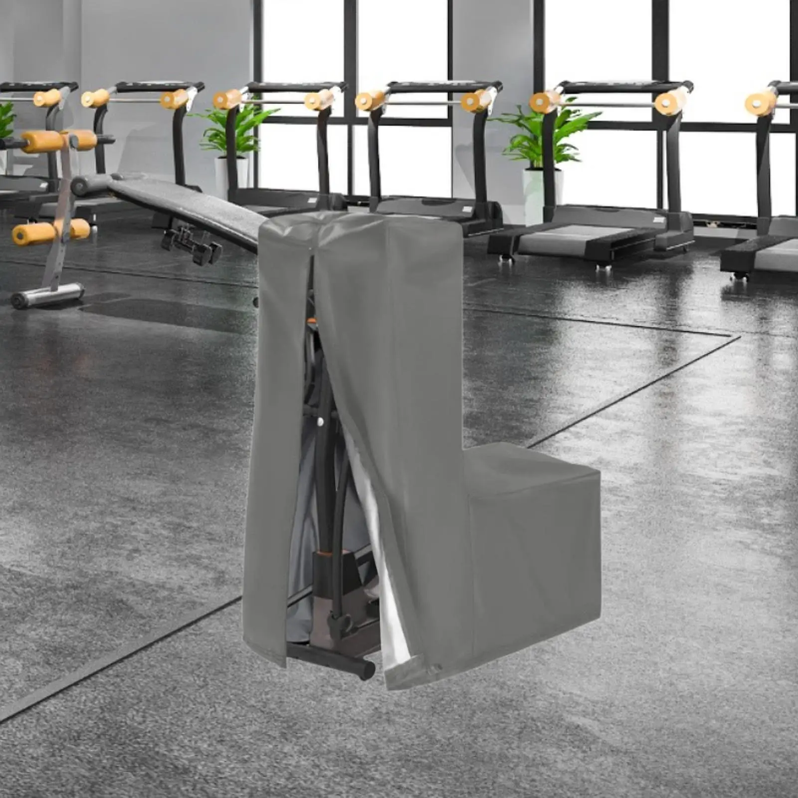 

Elliptical Machine Dust Cover with Drawstring Oxford Cloth Waterproof Protection Dustproof for Outdoor Garage Gym Home Indoor