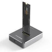 Blueendless External SSD Hard Disk M.2 SSD Enclosure 10Gbps Online Reading Writing Speed SSD Case For M.2 NVMe Docking Station