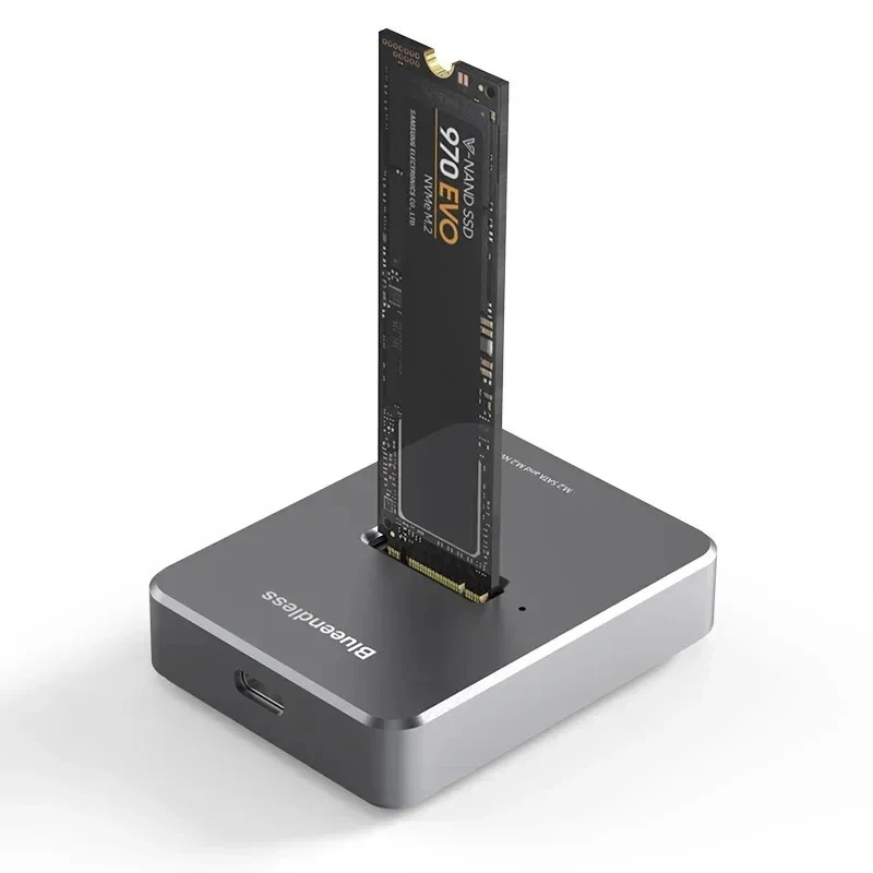 Blueendless External SSD Hard Disk M.2 SSD Enclosure 10Gbps Online Reading Writing Speed SSD Case For M.2 NVMe Docking Station