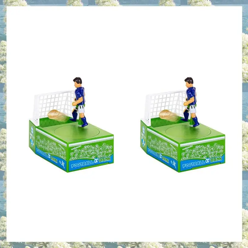 Новинка-2X, новинка, подарок, мультяшный футбольный горшок, электрическая копилка, футболист, ворота, футбольная копилка, копилка