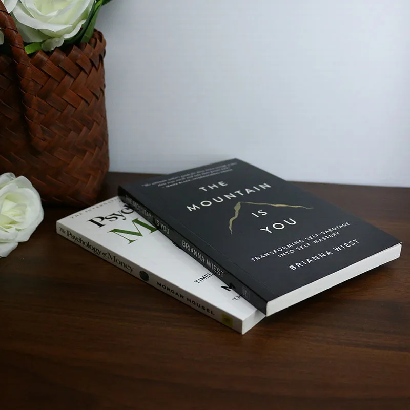 《Psikologi Uang》+《Gunung Adalahmu》Set Pertumbuhan Pikiran Kaya Pilihan Hadiah Natal Koleksi Pengembangan Pribadi