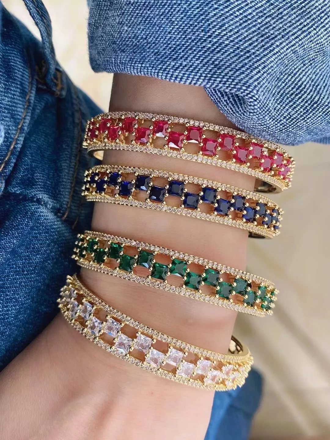 Bracelets de luxe en Zircon do - Bracelets avis et prix