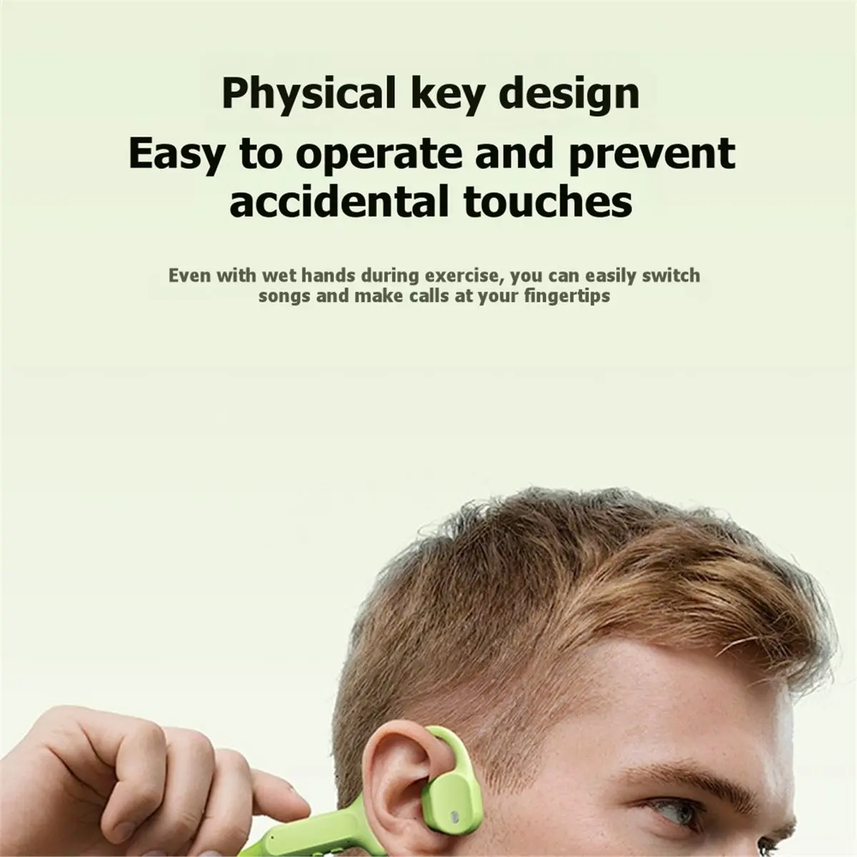 Big Discount BE18 Bone Conduction Earphone Open-Ear Sports Headphones ENC Dual Mic Noise Reduction Earphones IP67 Dust&Water