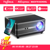 ThundeaL Full HD 1080P Projector TD98 WiFi LED 2K 4K Video Movie Beam TD98W Android Projector PK DLP Home Theater Cinema Beamer